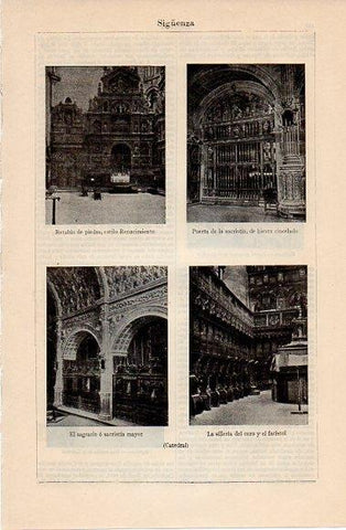 LAMINA V10358: Catedral de Siguenza