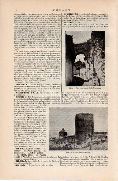 LAMINA V10368: Arco y torreon arabe en Siles