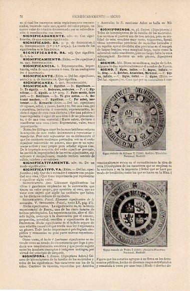 LAMINA V10348: Signo rodado de Alfonso X y Pedro I