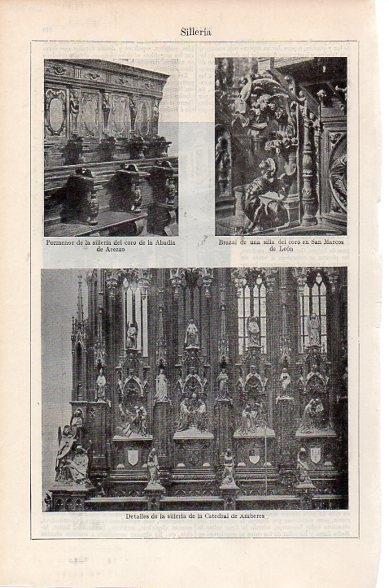 LAMINA V10399: Silleria de la Catedral de Amberes