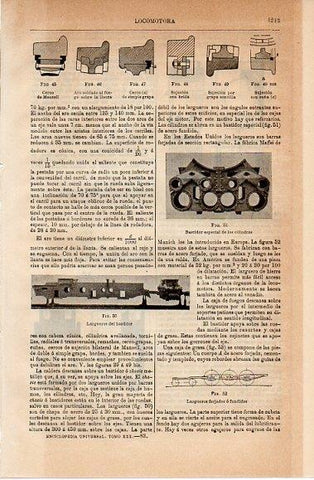 LAMINA V10277: Largueros y bastidor de una locomotora