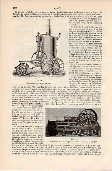LAMINA V10287: Locomovil con caldera vertical