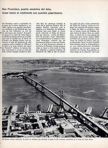LAMINA V11416: Puente de Oakland en San Francisco