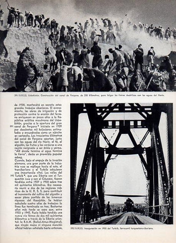 LAMINA V11423: Inaguracion del Turksib en 1930