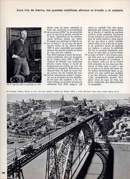 LAMINA V11413: Puente en arco de Gustave Eiffel en Oporto