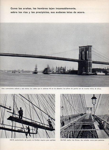 LAMINA V11412: Puente de Brooklyn, Nueva York