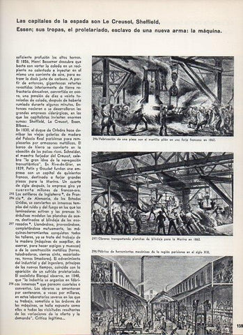 LAMINA V11400: Forja francesa en 1862 y fabrica de herramientas en Paris siglo XIX