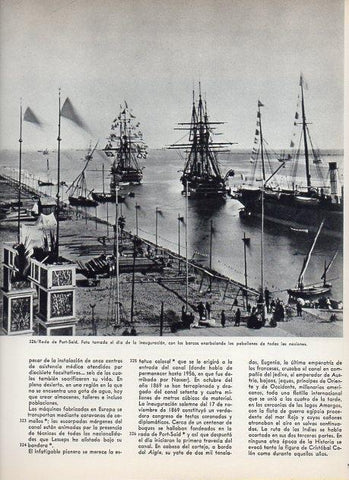 LAMINA V11406: Inaguracion de Port Said, Egipto