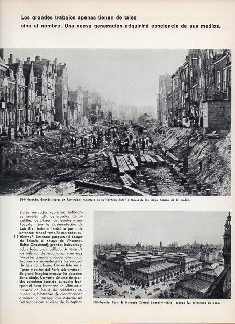 LAMINA V11403: Apertura de la Birnnen Rote en Rotterdam y Mercado Central de Paris en 1860