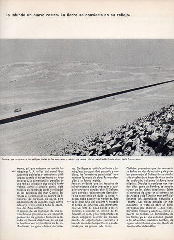 LAMINA V11455: Carretera en el Sahara