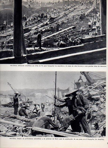 LAMINA V11441: Construcción de una presa en el rio Amarillo