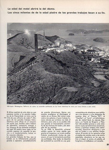 LAMINA V11444: Refinaria de cobre en Shisakagima, Japon