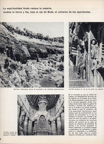 LAMINA V11355: Grutas de Ajanta, India
