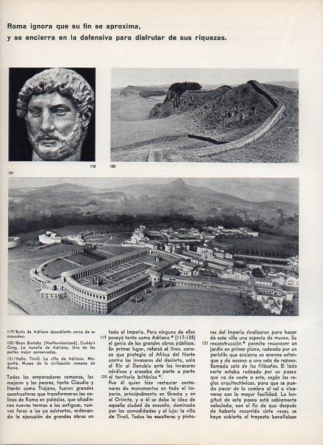LAMINA V11350: Cuddy's Crag en Gran Bretaña y Villa de Adriano en Tivoli
