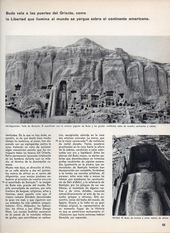 LAMINA V11344: Valle de Bamiyan en Afganistan