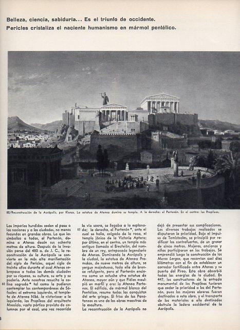 LAMINA V11340: Reconstruccion de la Acropolis por Klenze