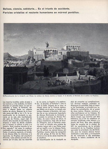 LAMINA V11340: Reconstruccion de la Acropolis por Klenze