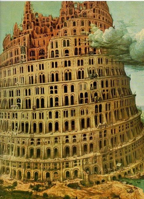 LAMINA V11325: La torre de Babel, por Pedro Brueghel