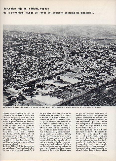 LAMINA V11336: Vista aerea de Jerusalen