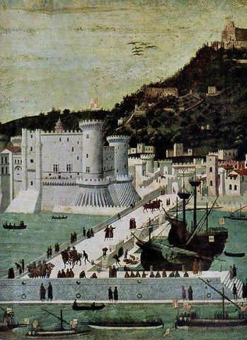 LAMINA V11364: Castel del'Ovo en Napoles