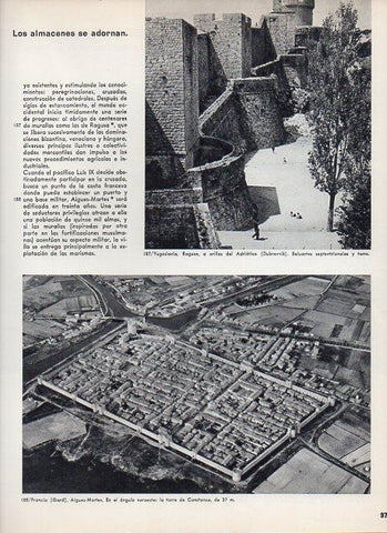 LAMINA V11366: Aigues-Mortes en Francia y Ragusa en Yugoeslavia
