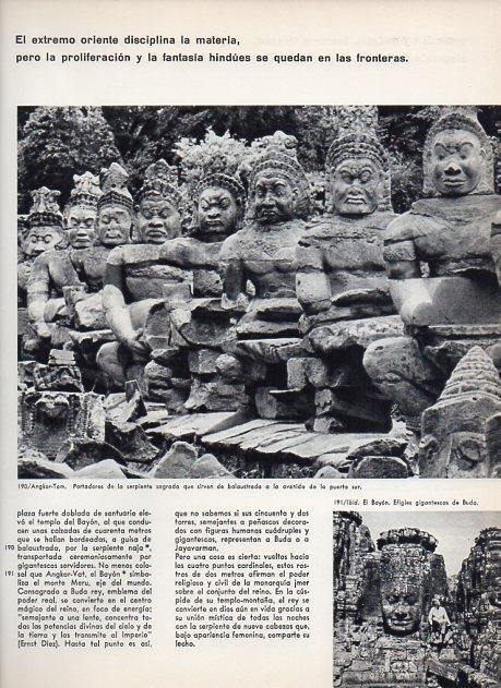 LAMINA V11367: Portadores de la serpiente en Angkor-Tom, Camboya