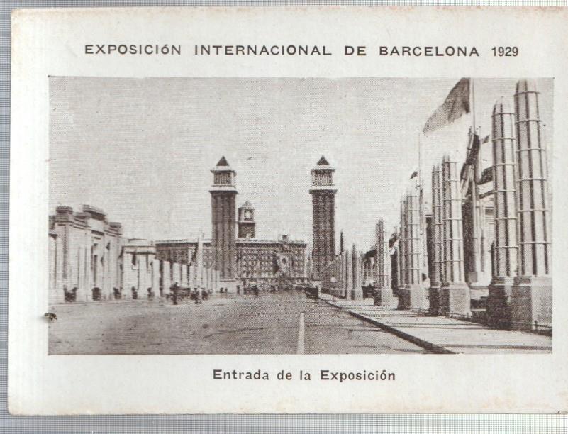 Cromo numero 03: Exposicion Internacional de Barcelona 1929: Entrada de la exposicion