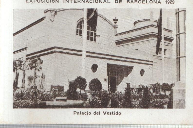 Cromo numero 07: Exposicion Internacional de Barcelona 1929: Palacio del vestido