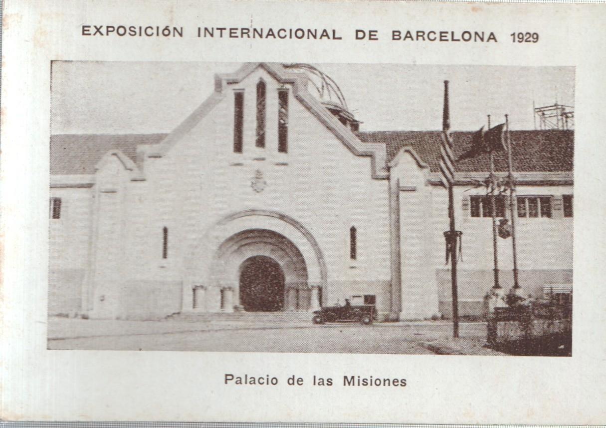 Cromo numero 23: Exposicion Internacional de Barcelona 1929: Palacio de las misiones