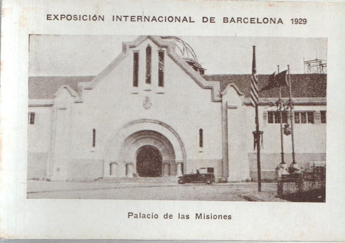Cromo numero 23: Exposicion Internacional de Barcelona 1929: Palacio de las misiones