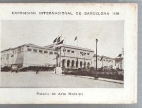 Cromo numero 18: Exposicion Internacional de Barcelona 1929: Palacio de arte moderno 
