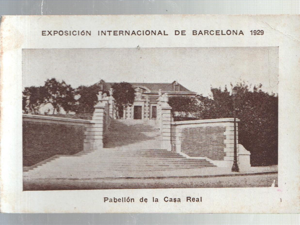 Cromo numero 35: Exposicion Internacional de Barcelona 1929: Pabellon de la casa real