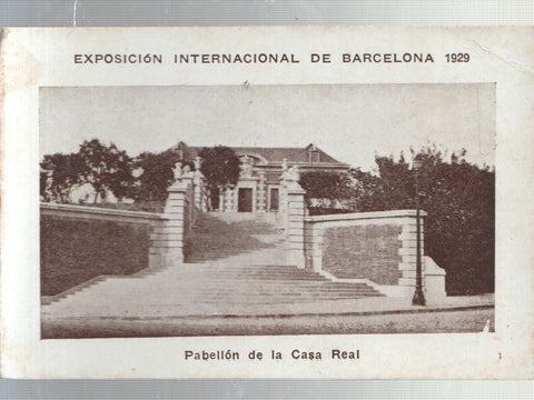 Cromo numero 35: Exposicion Internacional de Barcelona 1929: Pabellon de la casa real