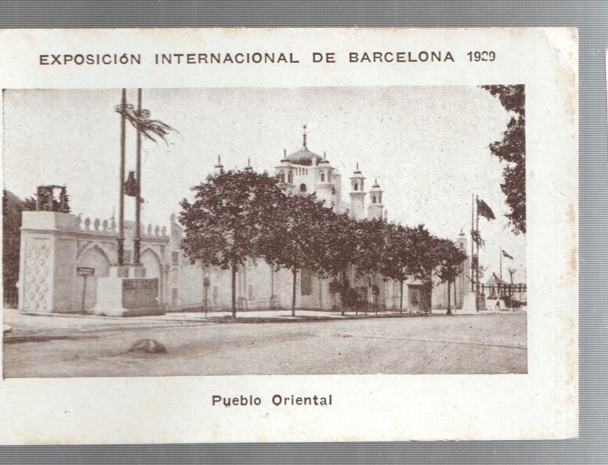 Cromo numero 28: Exposicion Internacional de Barcelona 1929: Pueblo oriental