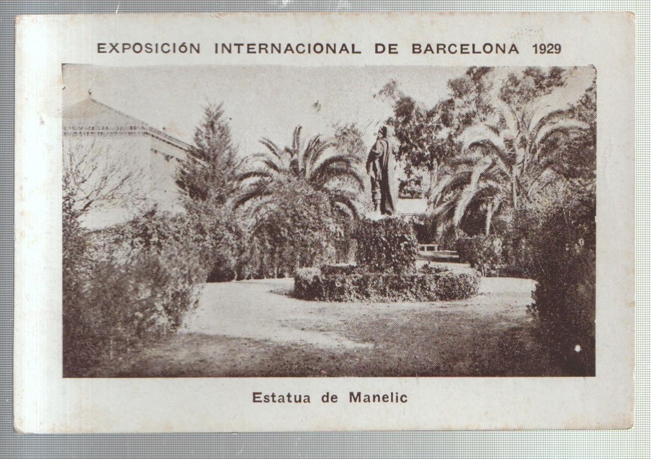 Cromo numero 41: Exposicion Internacional de Barcelona 1929: Estatua de Manelic