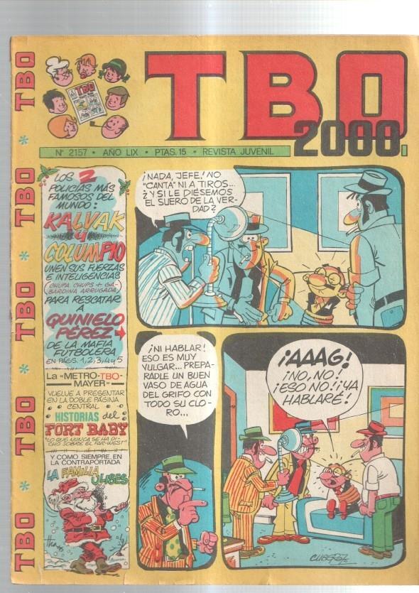 TBO 2000 numero 2157:  El teniente Kalvak de cubero (numerada 2 en trasera)