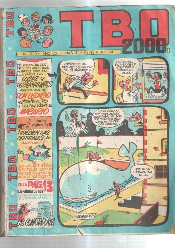 TBO 2000 numero 2140: Don Leoncio Veterinario (Cubero) (numerado 2 en trasera)