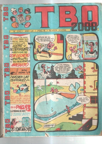 TBO 2000 numero 2140: Don Leoncio Veterinario (Cubero) (numerado 2 en trasera)