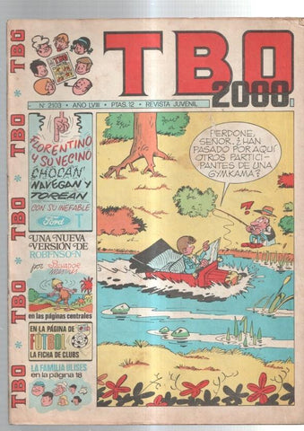 TBO 2000 numero 2103: El Ford T de Tillieux (numerado 1 en trasera)