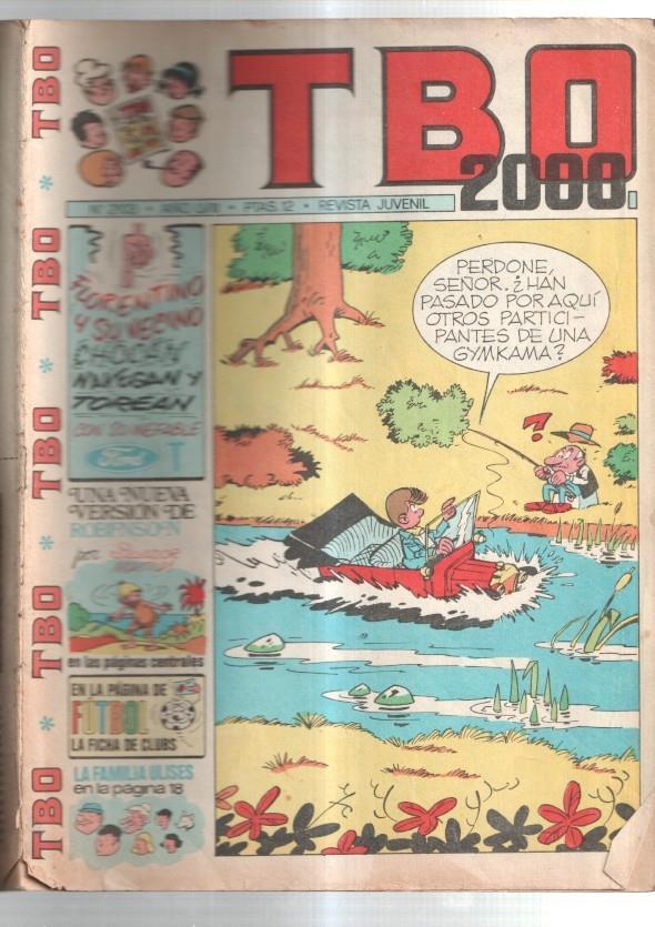 TBO 2000 numero 2103: El Ford T de Tillieux (numerado 2 en trasera)