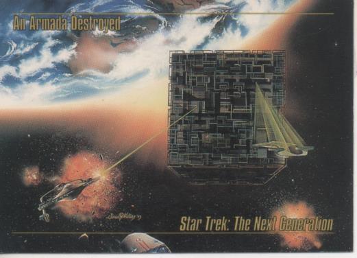 Cromo E002211: Trading Cards: Star Trek: The Next Generation nº 19. An Armada Destroyed
