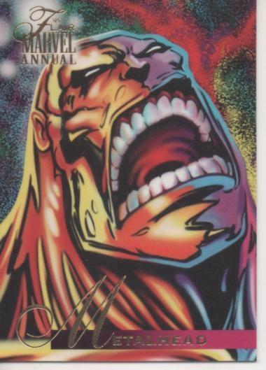 Cromo E002250: Trading Cards. '95 Flair Marvel Annual nº 104. Metalhead