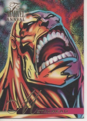 Cromo E002250: Trading Cards. '95 Flair Marvel Annual nº 104. Metalhead