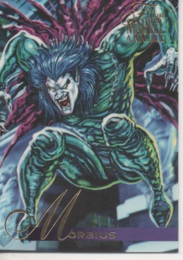 Cromo E002244: Trading Cards. '95 Flair Marvel Annual nº 121. Morbius