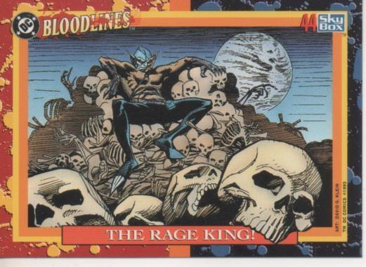 Cromo E002188: Trading Cards: DC Bloodline nº 44. The Rage King
