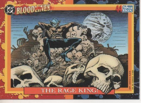 Cromo E002188: Trading Cards: DC Bloodline nº 44. The Rage King
