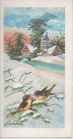 Postal E06885: Invierno
