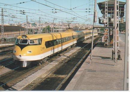 Postal E06858: Electrotren Basculante, prototipo de RENFE