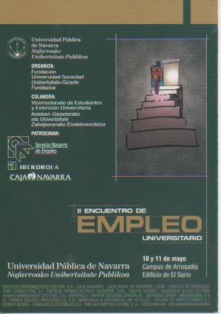 Postal E06987: Universidd Pública de Navarra. II encuentro de Empleo Universitario