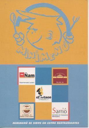 Postal E06985: Postal Minimenú